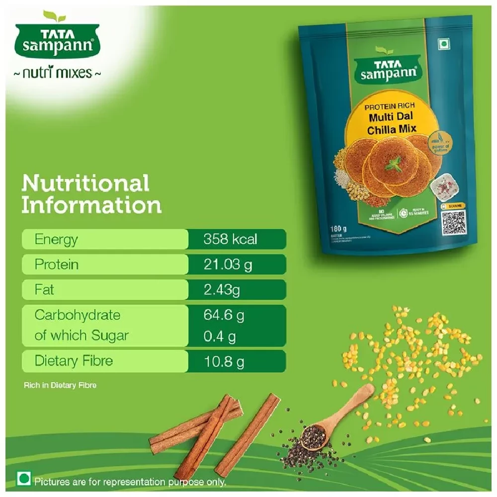 Tata Sampann Multi Dal Chilla Mix, 180 g-5.webp